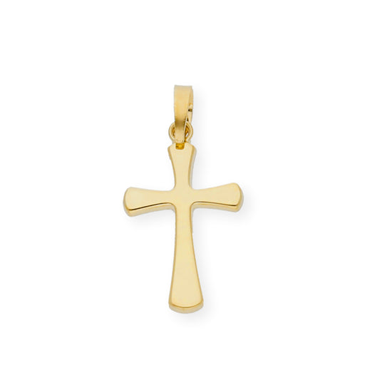 Colgante Cruz Moderna Mediana Oro 18K
