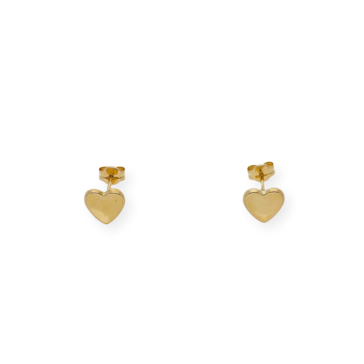 Pendientes con Diseño de Corazón en Oro 18k