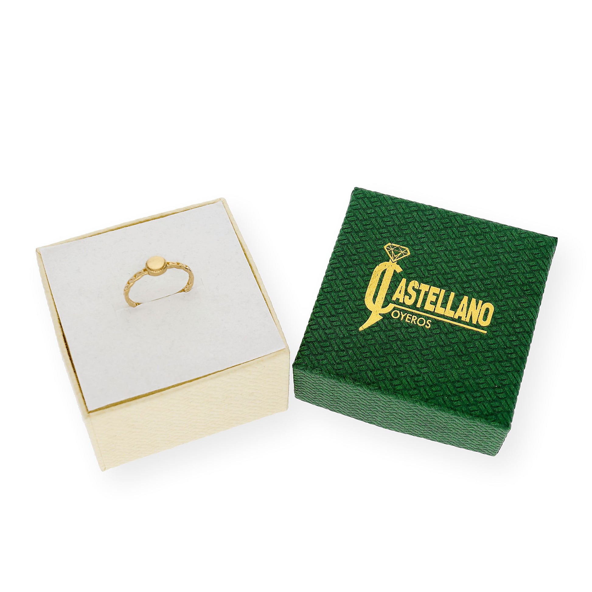 Anillo Trecia en Oro 18k con Aro trenzado