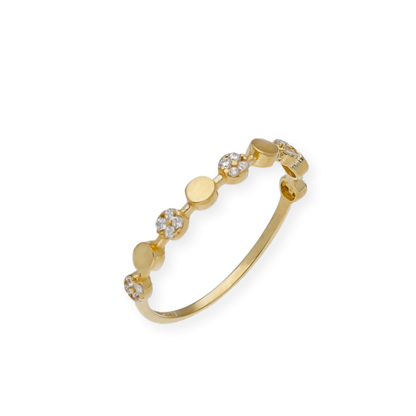 Anillo Bouquet en Oro de Ley 18k y Circonitas