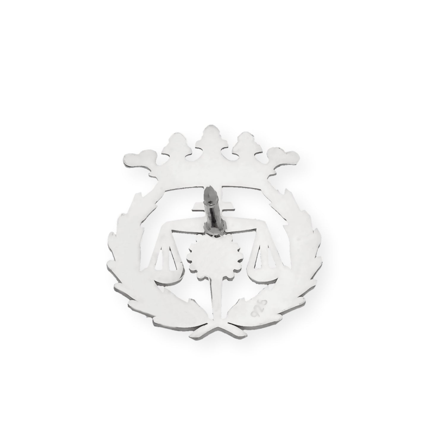 Pin Insignia Profesional de Graduado Social en Plata de Ley 925