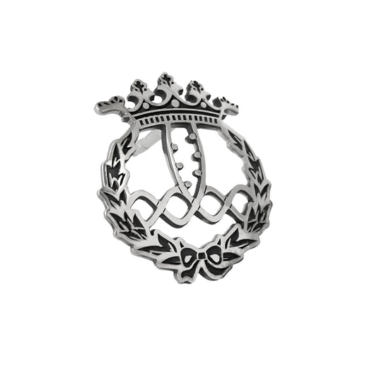 Pin Insignia Profesional de Bioquímica en Plata de Ley 925