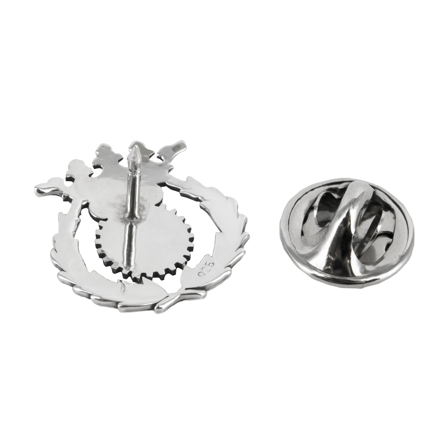 Pin Insignia Profesional de Delineante en Plata de Ley 925