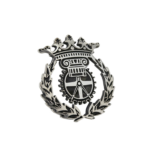 Pin Insignia Profesional de Delineante en Plata de Ley 925