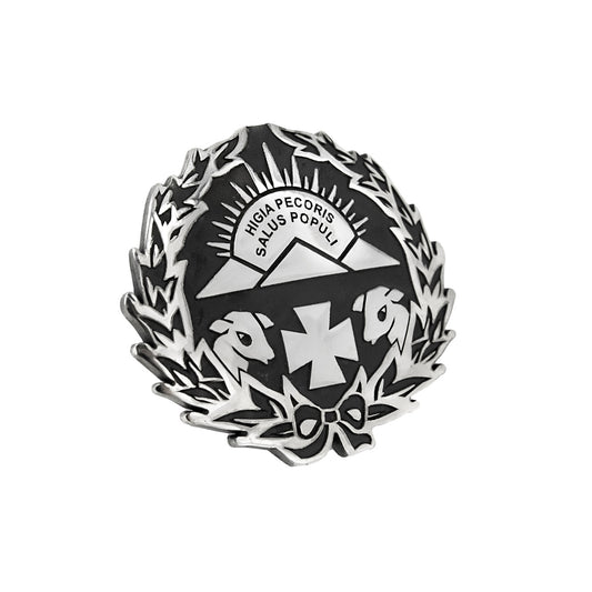 Pin Insignia Profesional de Veterinaria en Plata de Ley 925