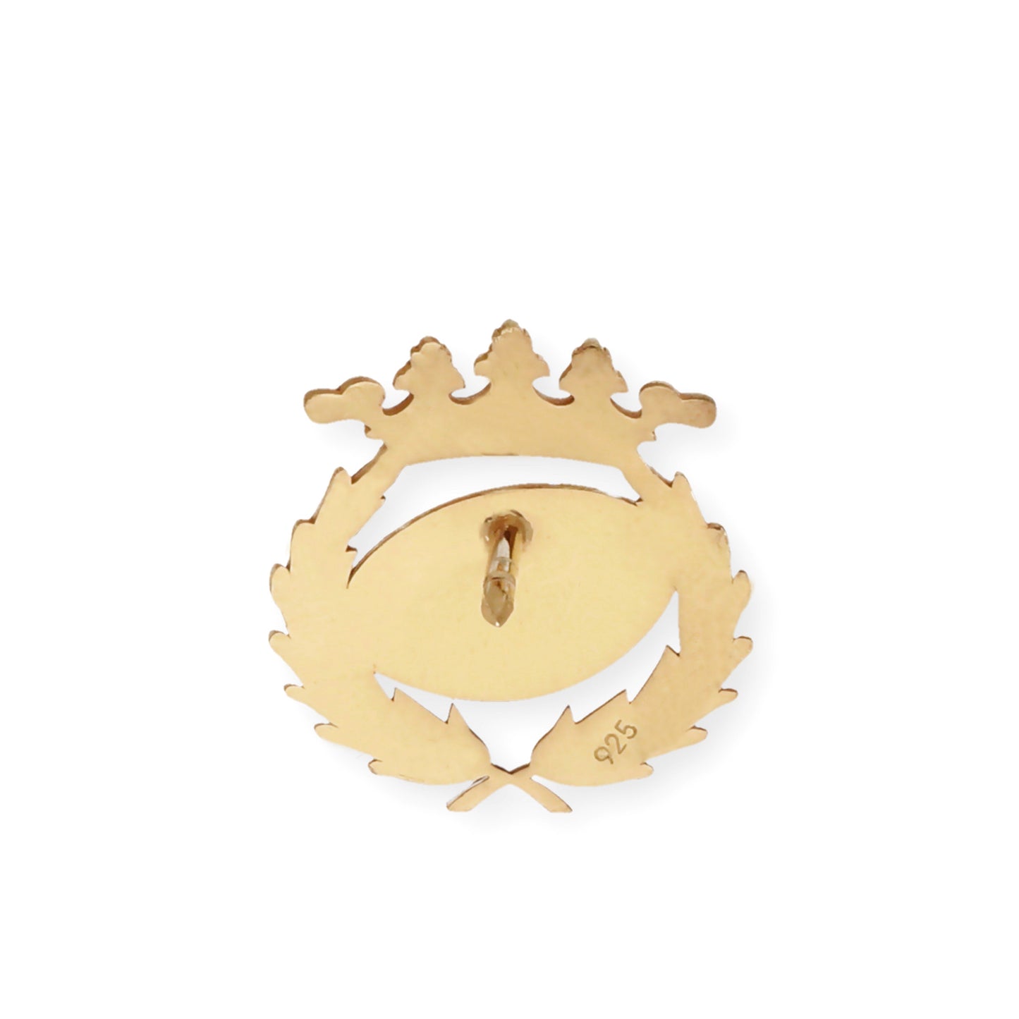 Pin Insignia Profesional de Biología en Plata de Ley 925 Bañada en Oro de 18K