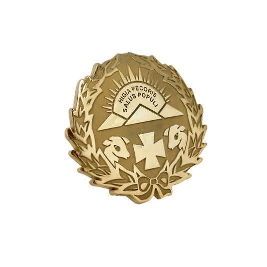 Pin Insignia Profesional de Veterinaria en Oro de Ley 18K