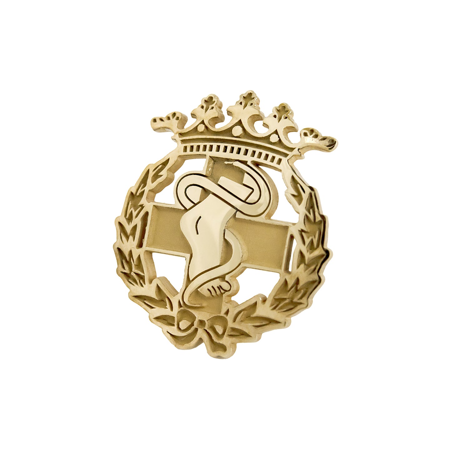 Pin Insignia Profesional de Podología en Oro de Ley 18K