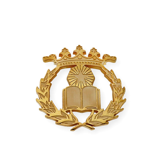 Pin Insignia Profesional de Notaría en Oro de Ley 18K