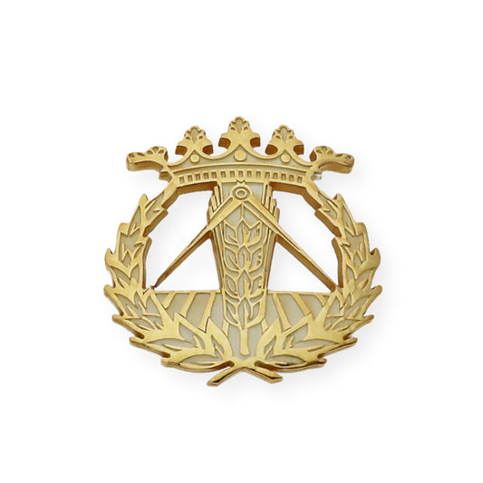 Pin Insignia Profesional de Ingeniería Técnica Agrícola en Oro de Ley 18K