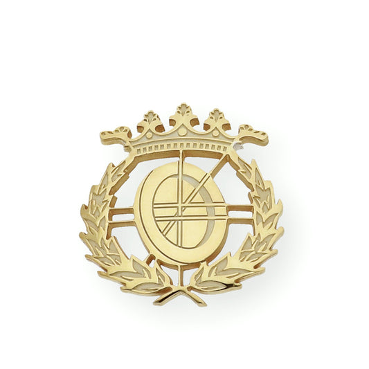 Pin Insignia Profesional de Ingeniería Informática en Oro de Ley 18K