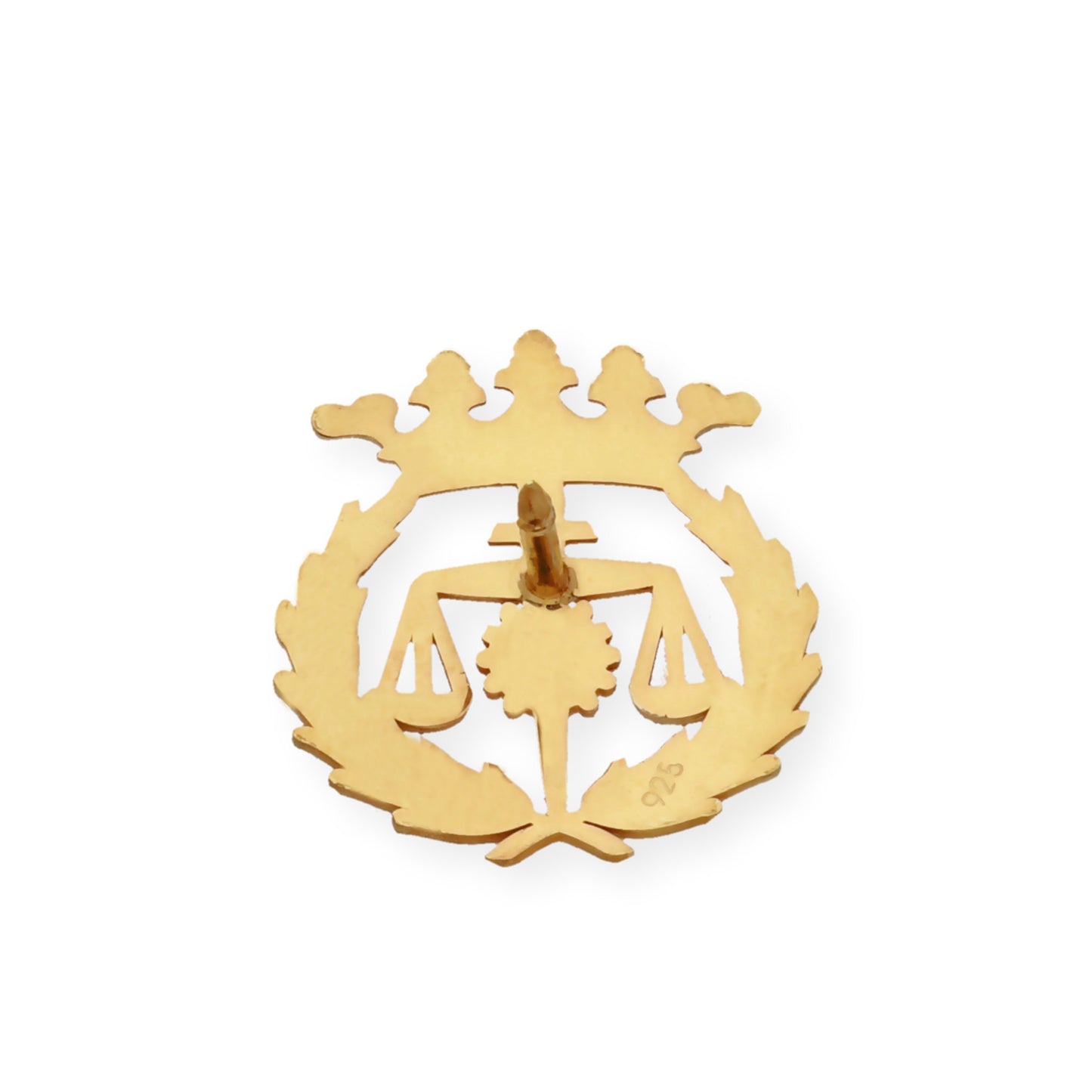 Pin Insignia Profesional de Graduado Social en Oro de Ley 18K