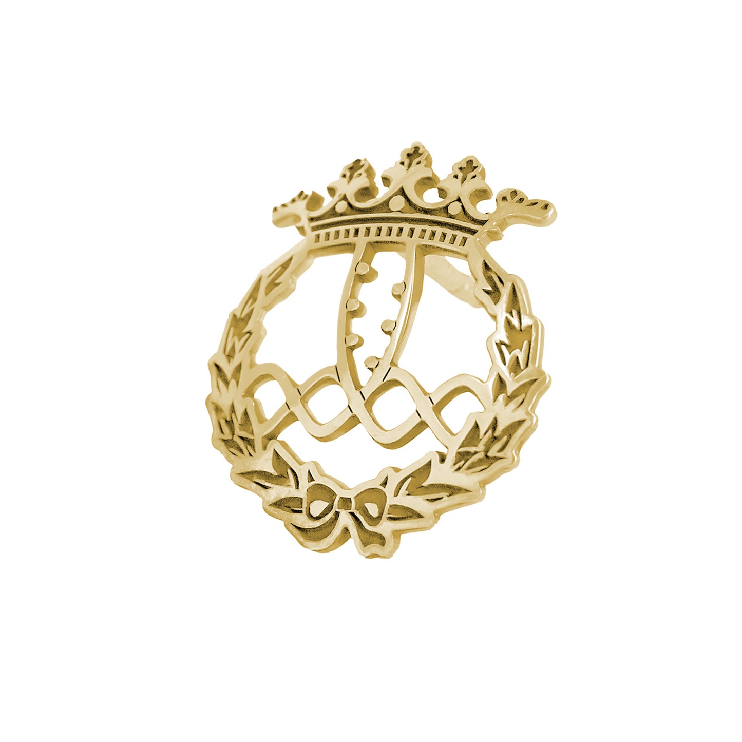 Pin Insignia Profesional de Bioquímica en Oro de Ley 18K