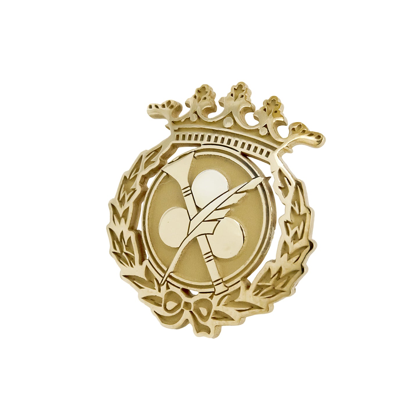 Pin Insignia Profesional de Comunicación Audiovisual en Oro de Ley 18K