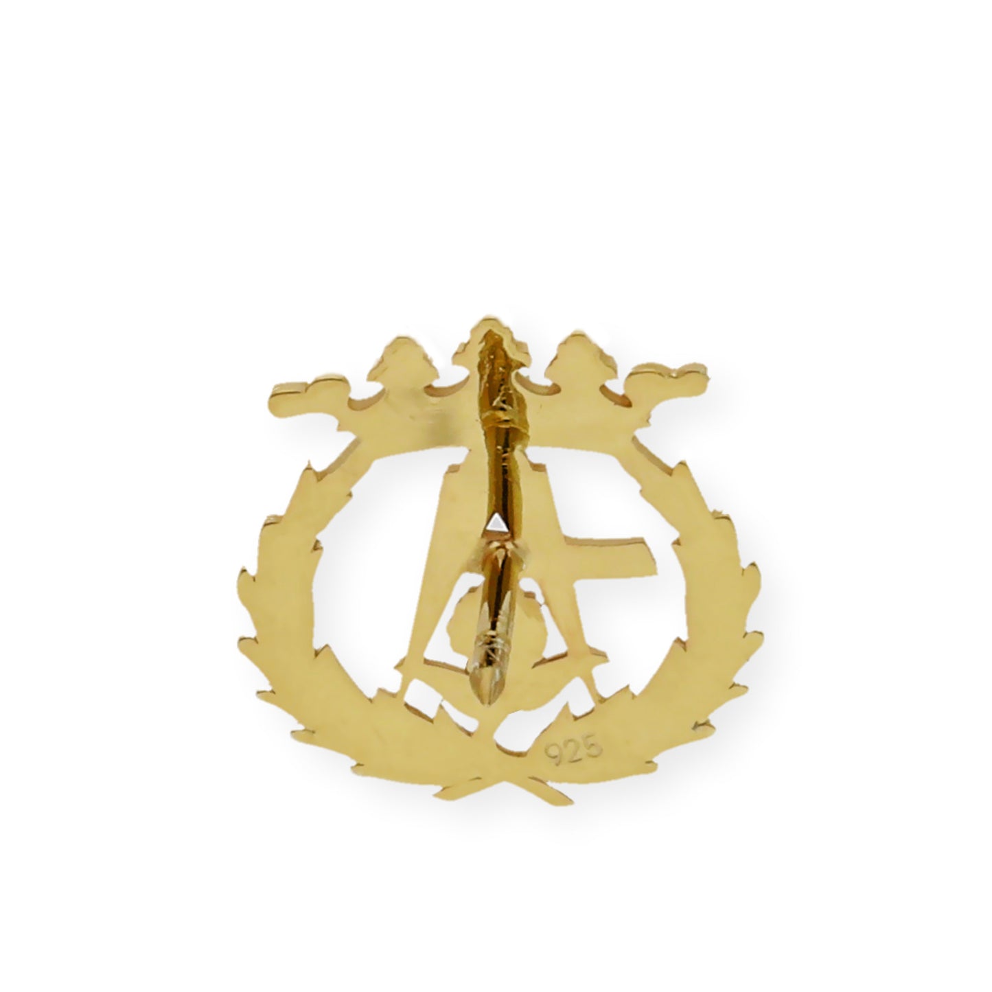 Pin Insignia Profesional de Arquitectura en Oro de Ley 18K