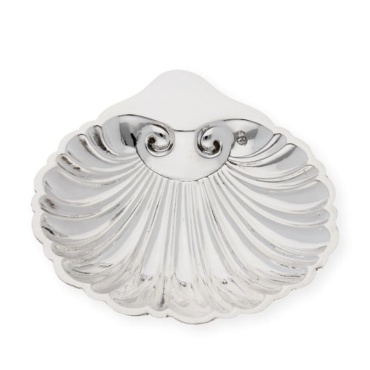 Concha de bautismo de Plata de Ley 925 Lisa Tamaño Pequeña
