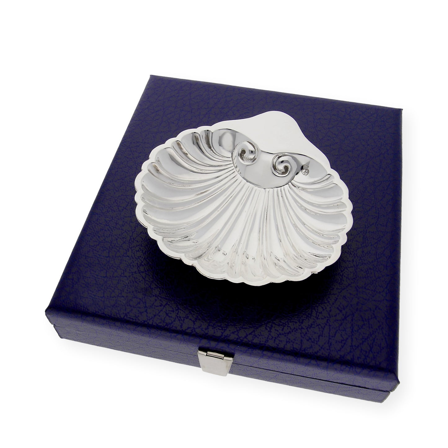 Concha de bautismo de Plata de Ley 925 Lisa Tamaño Pequeña