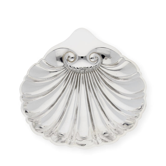 Concha de bautismo en Plata de Ley 925 Lisa Tamaño Grande