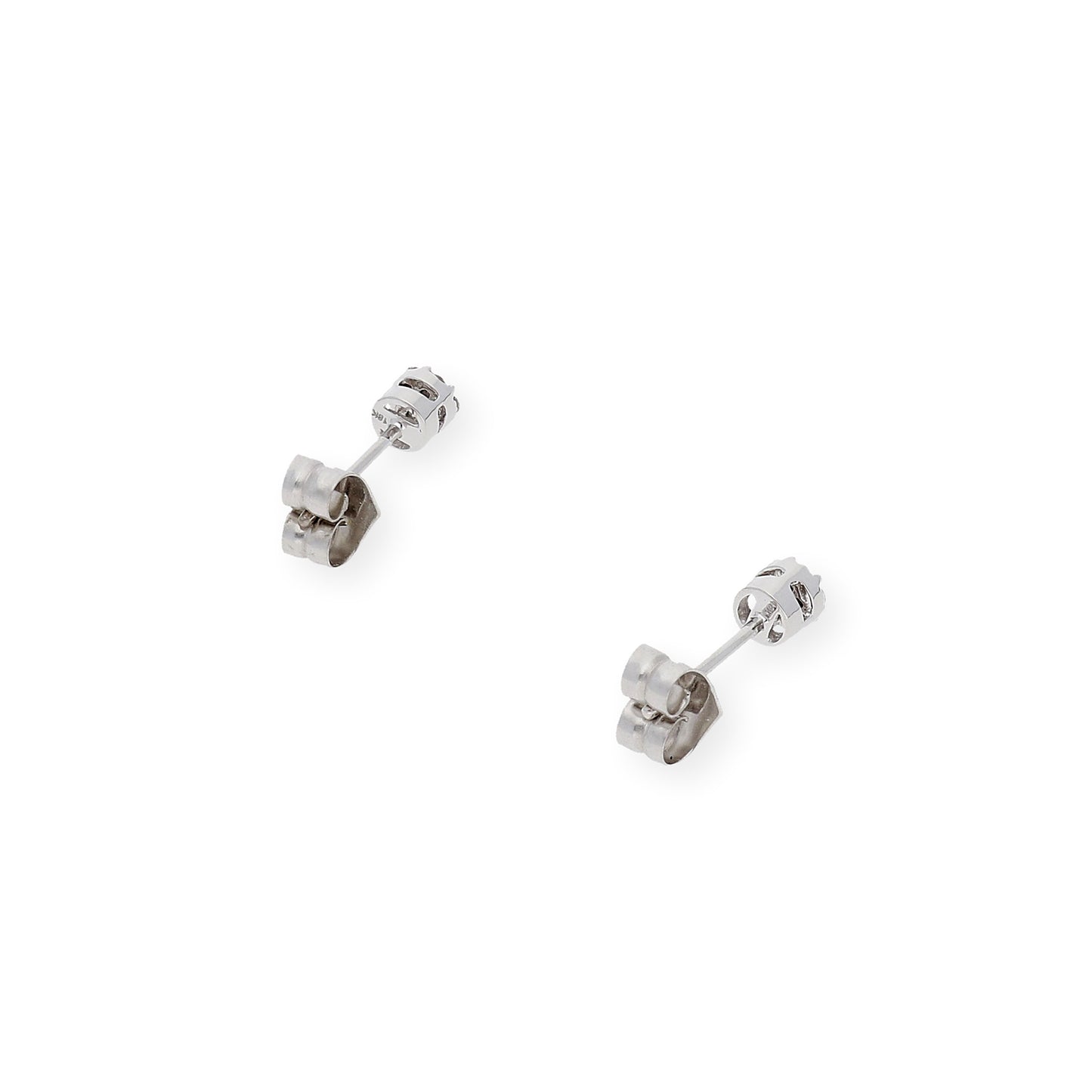 Pendientes Eloise Oro Blanco 18K y Diamantes