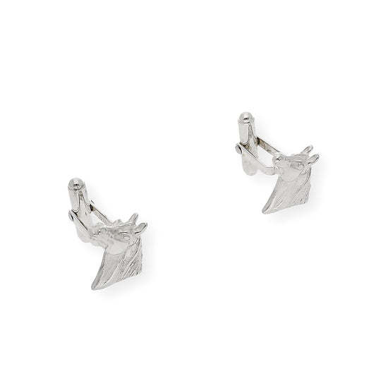 Gemelos de Plata Cabeza de Caballo