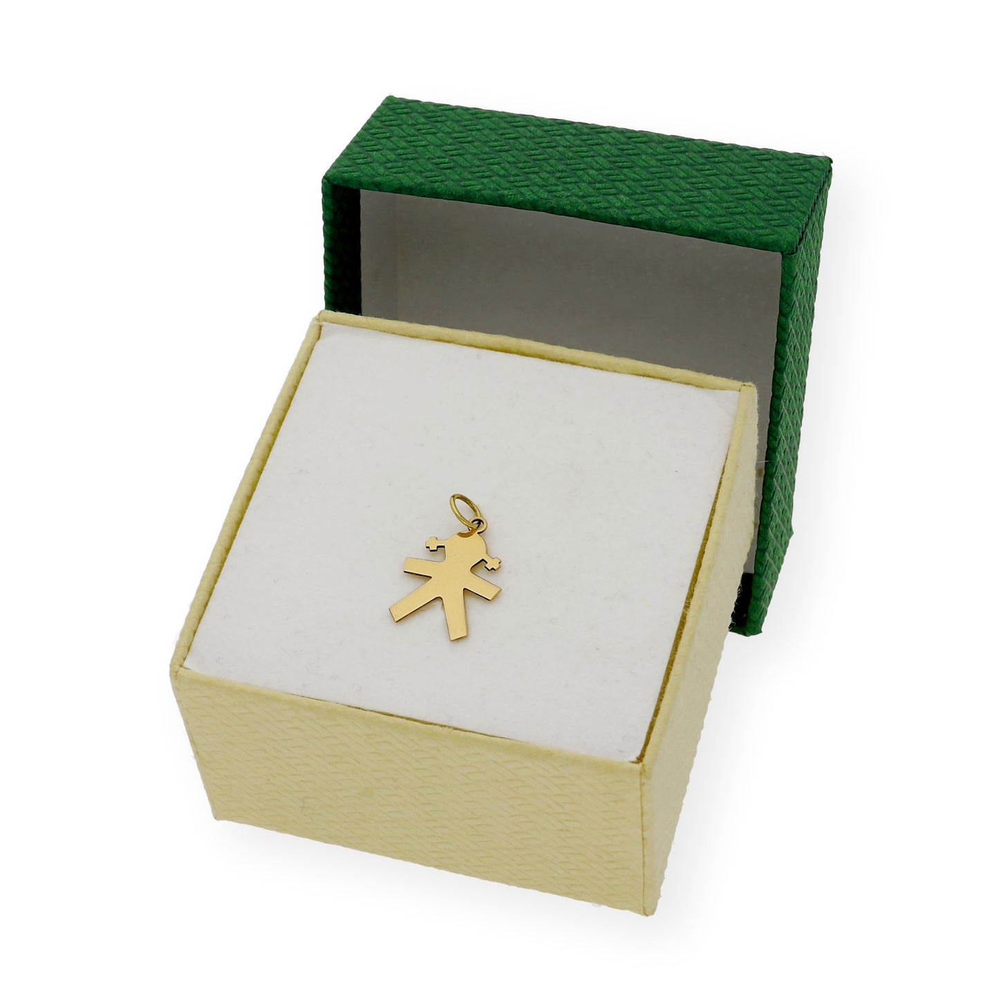 Colgante Inocente aspa Niña en Oro