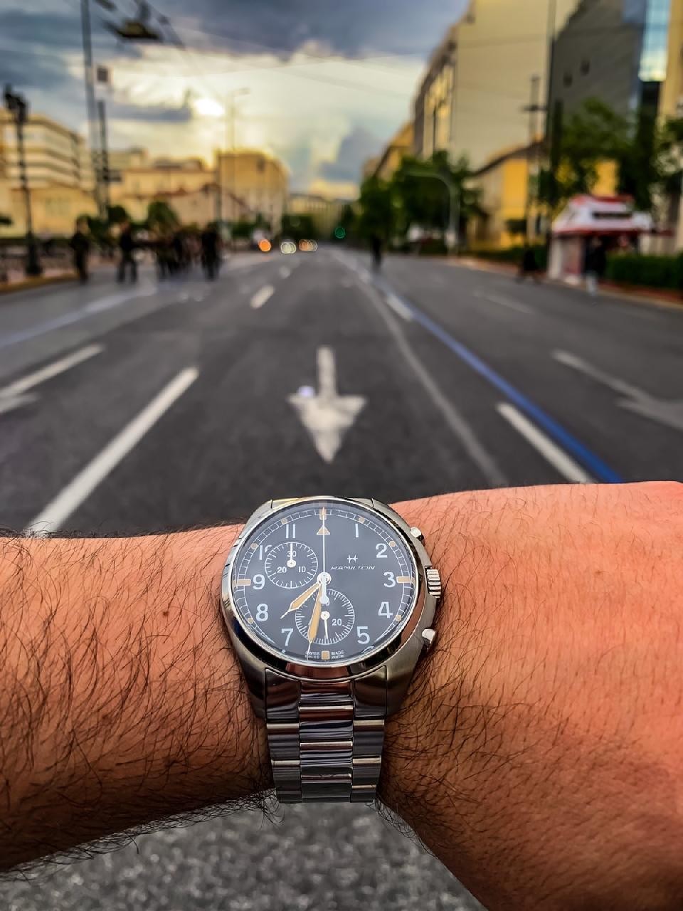 Reloj Hamilton Khaki Aviation Pilot Pioneer Chrono Quartz H76522131