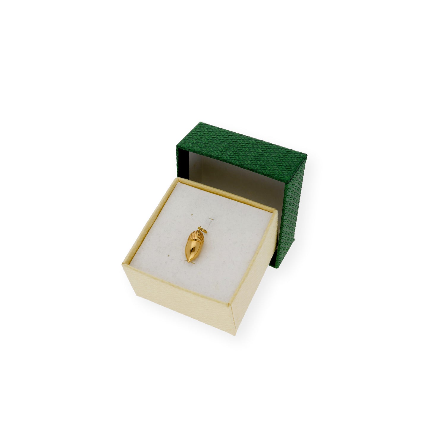 Colgante bellota mediana en Oro 18k