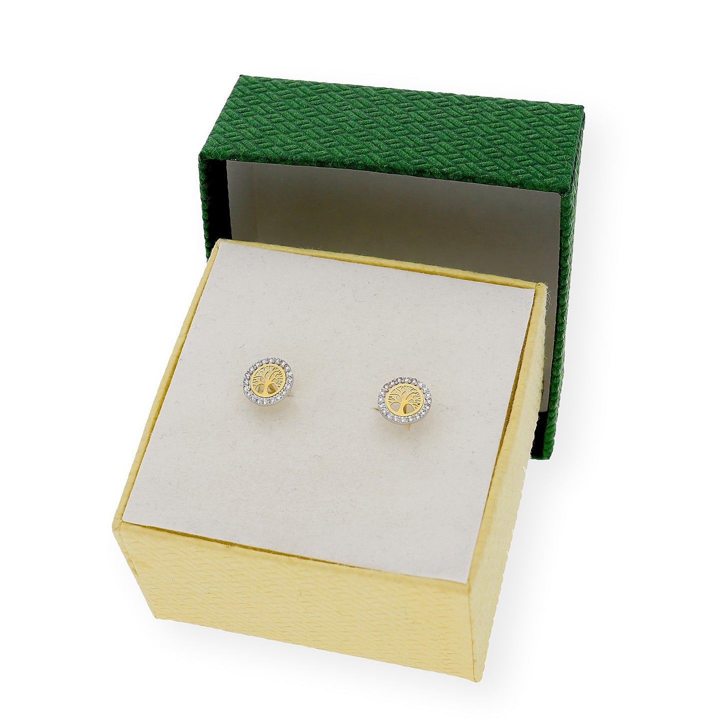 Pendientes árbol de la vida Oro 18K