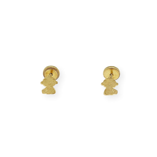 Pendientes Bebé niño Oro 18k