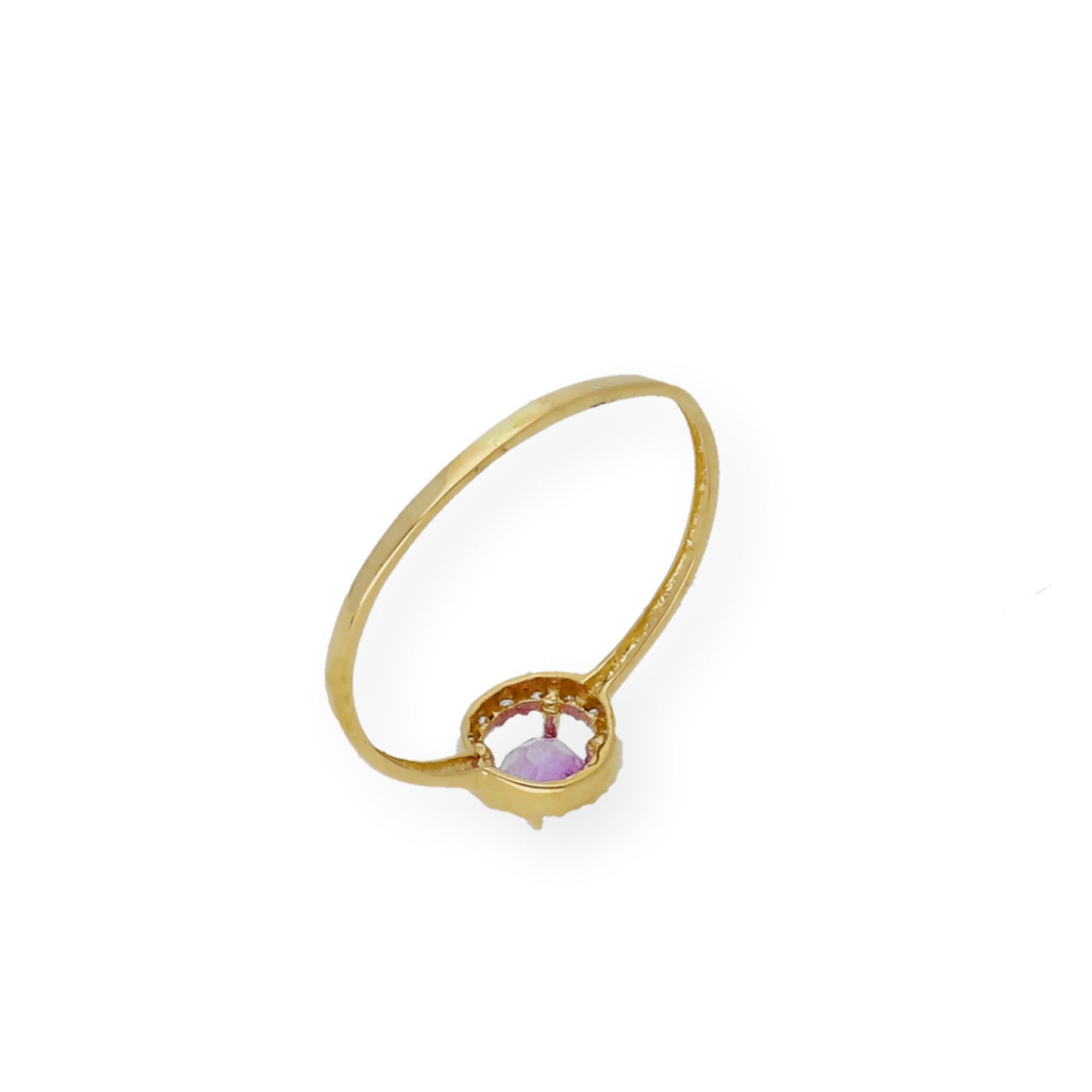 Anillo Astro de Oro 18k y Diamantes con Rubí