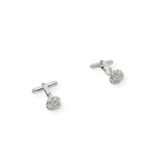 Gemelos de Plata Nudo Cerrado