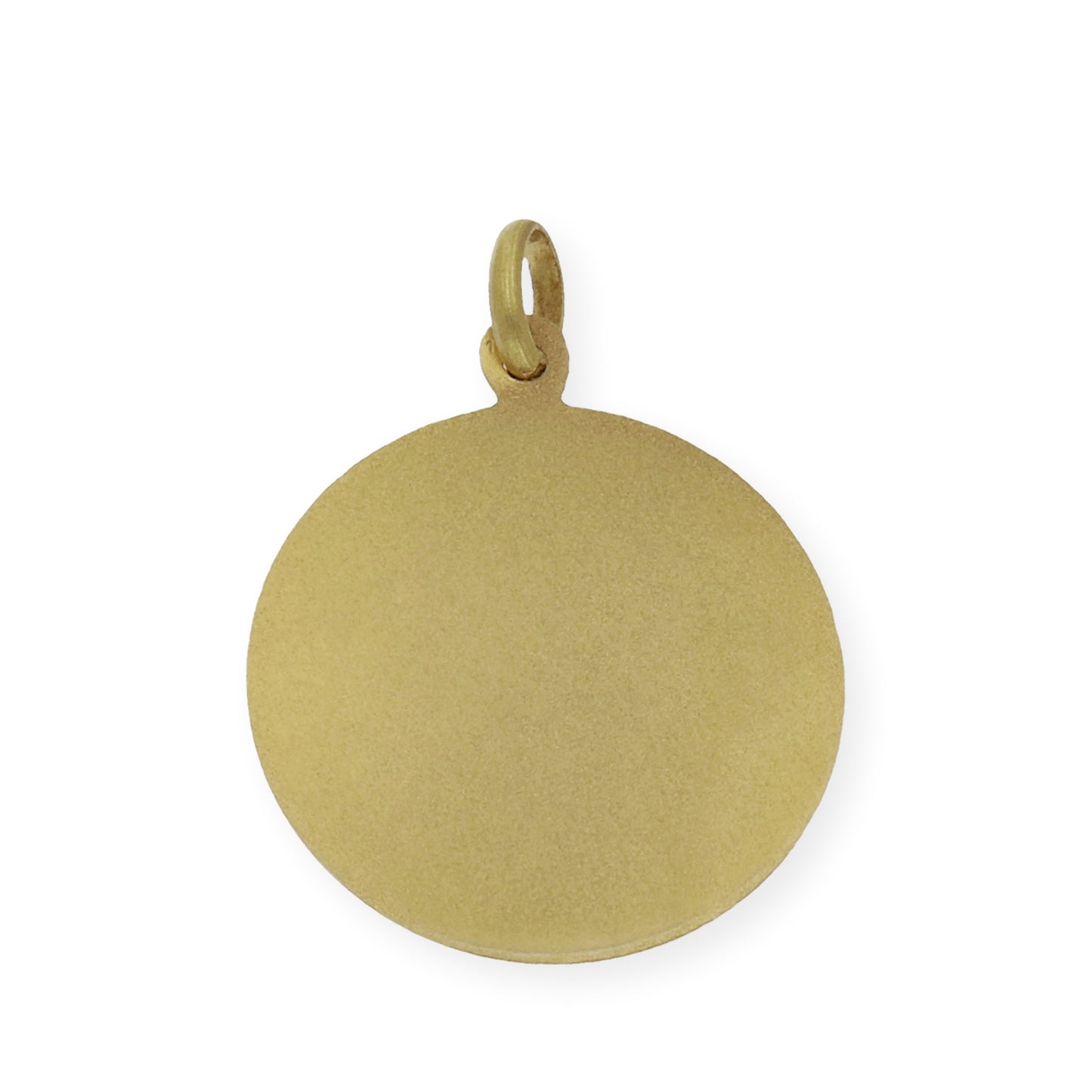 Medalla Virgen de la Soledad con cerco grande en Oro 18k