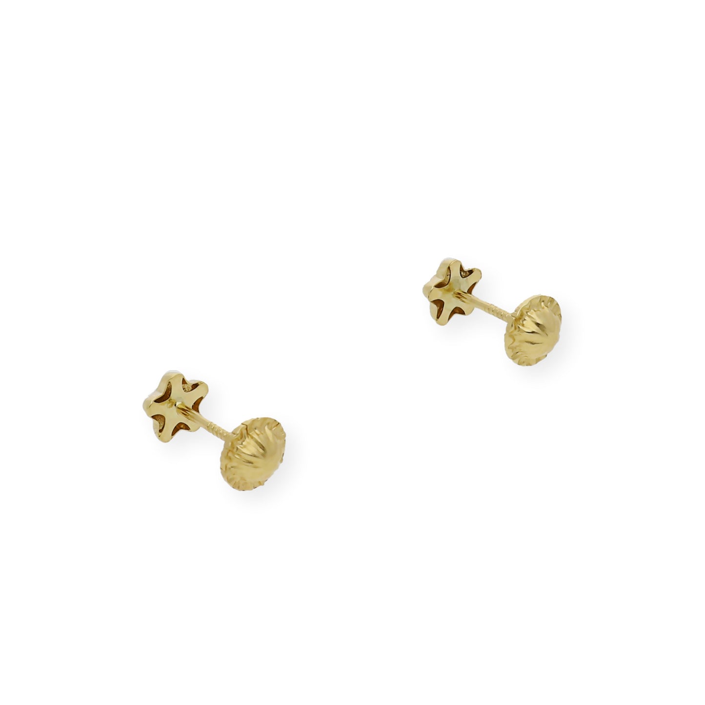 Pendientes bebé estrella Oro amarillo 18K