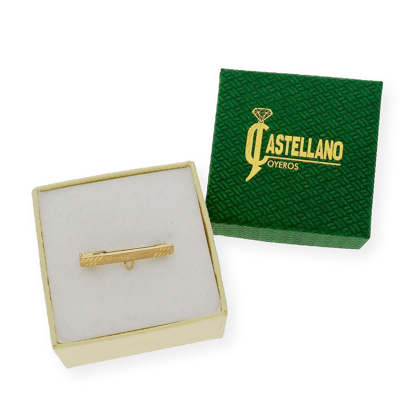 Imperdible Bebé de Barra Mate en Oro Amarillo 18K