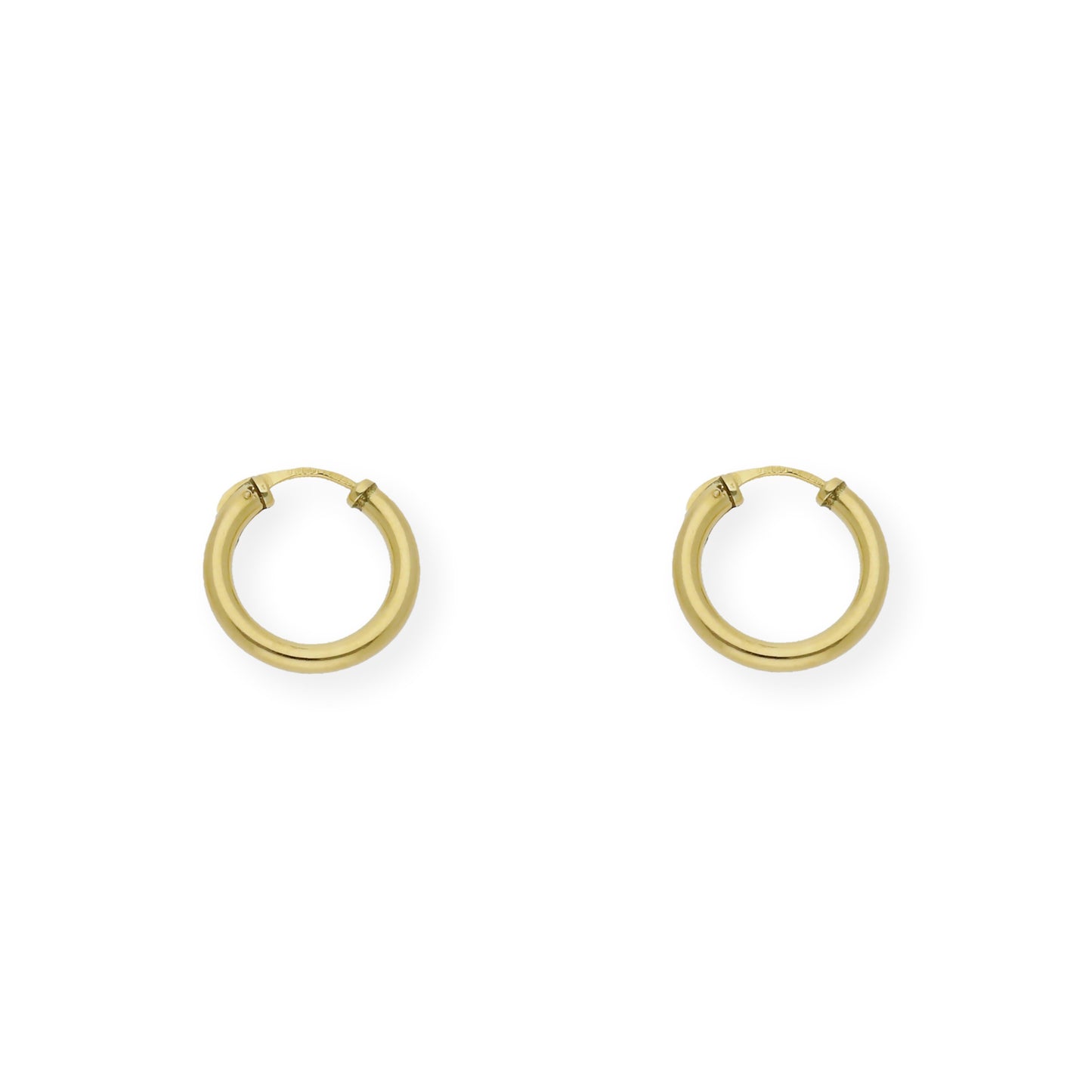 Pendientes Aro 13.75 mm en Oro 18k