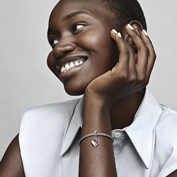 Charm Pandora Colgante Sobre con Flores Pensamiento 790787C01