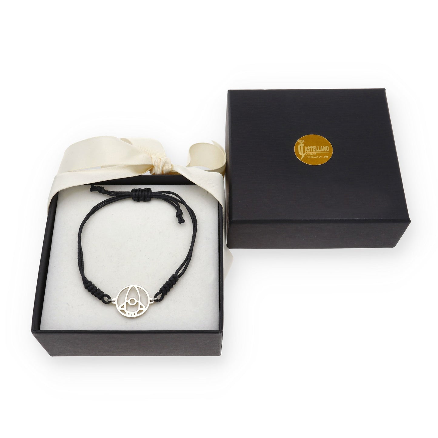 Pulsera Macramé de Cohete con Plata de Ley 925