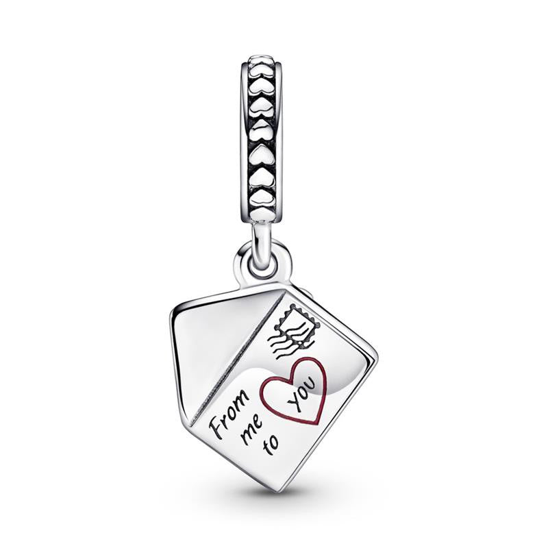 Charm Pandora Colgante Sobre con Flores Pensamiento 790787C01