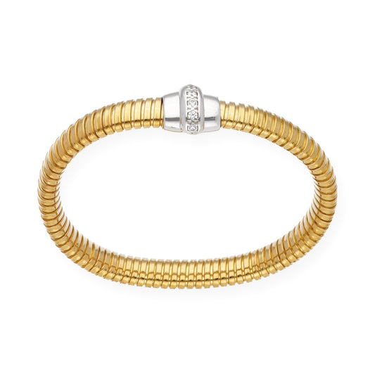 Brazalete de Plata Tubo de Gas