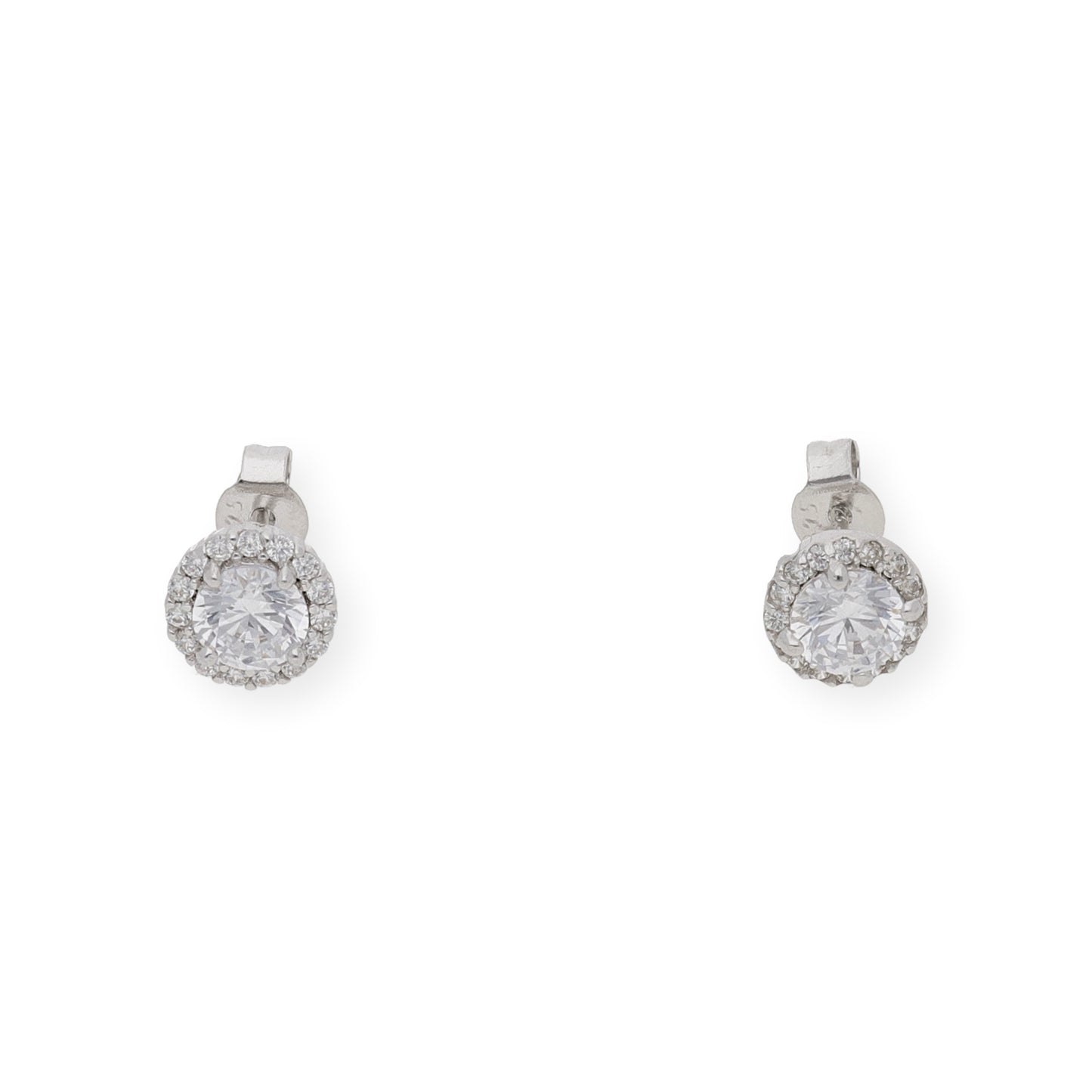 Pendientes de Plata con Piedras de Circonitas