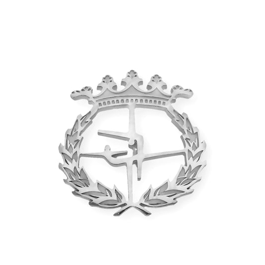 Pin Insignia Profesional de ciencias del deporte en Plata de Ley 925
