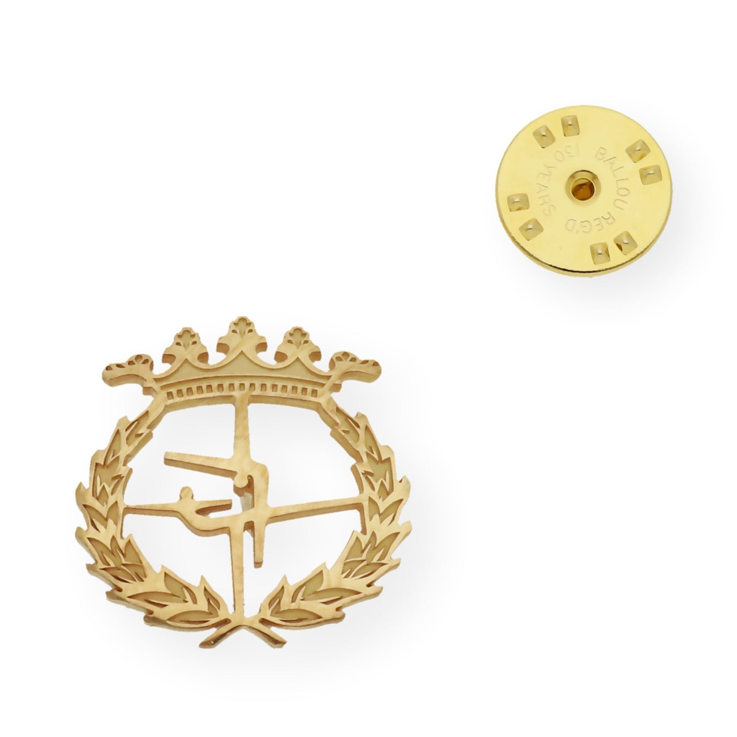 Pin Insignia Profesional de ciencias del deporte en Oro de Ley 18K