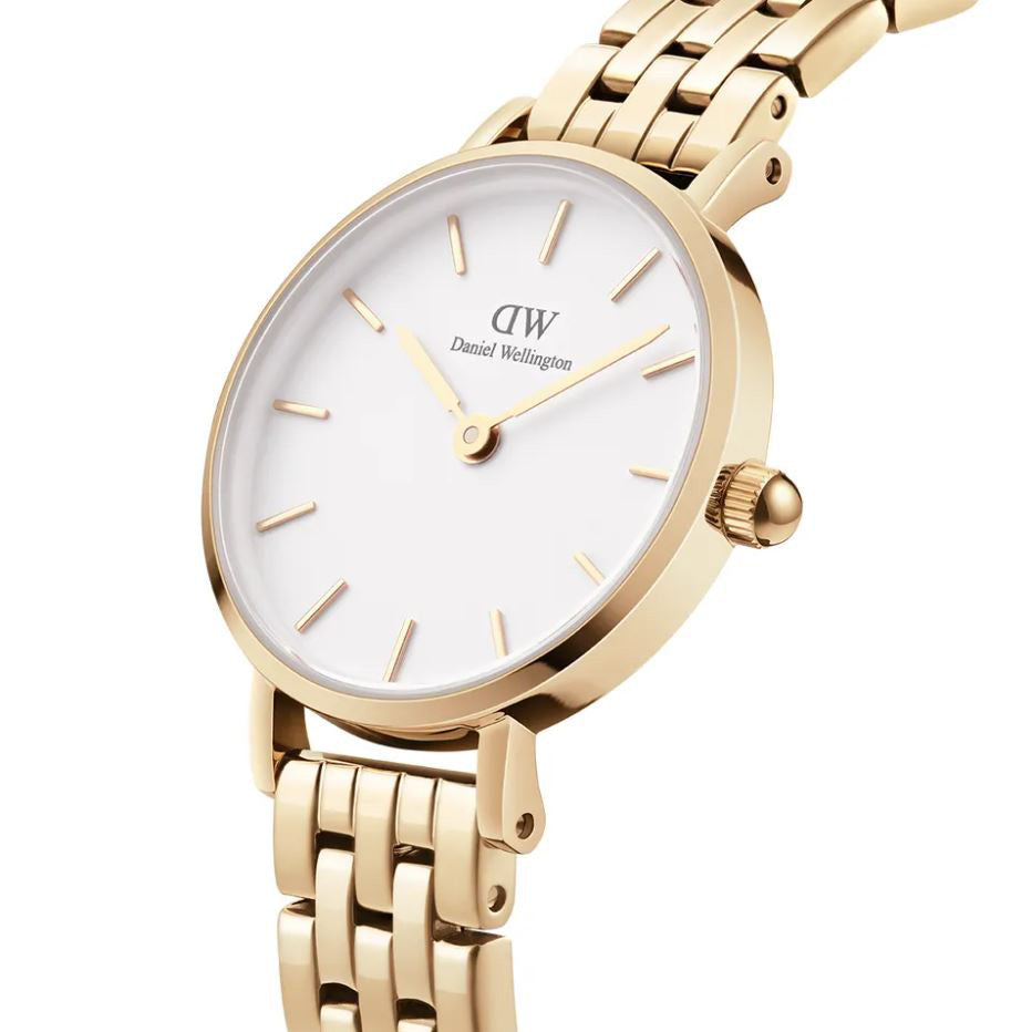 Reloj Daniel Wellington Petite 5-Link Evergold DW00100614