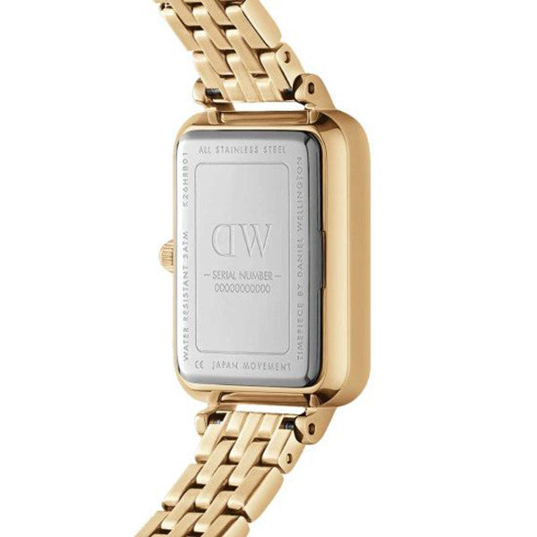 Reloj Daniel Wellington Quadro 5-Link Evergold DW00100622