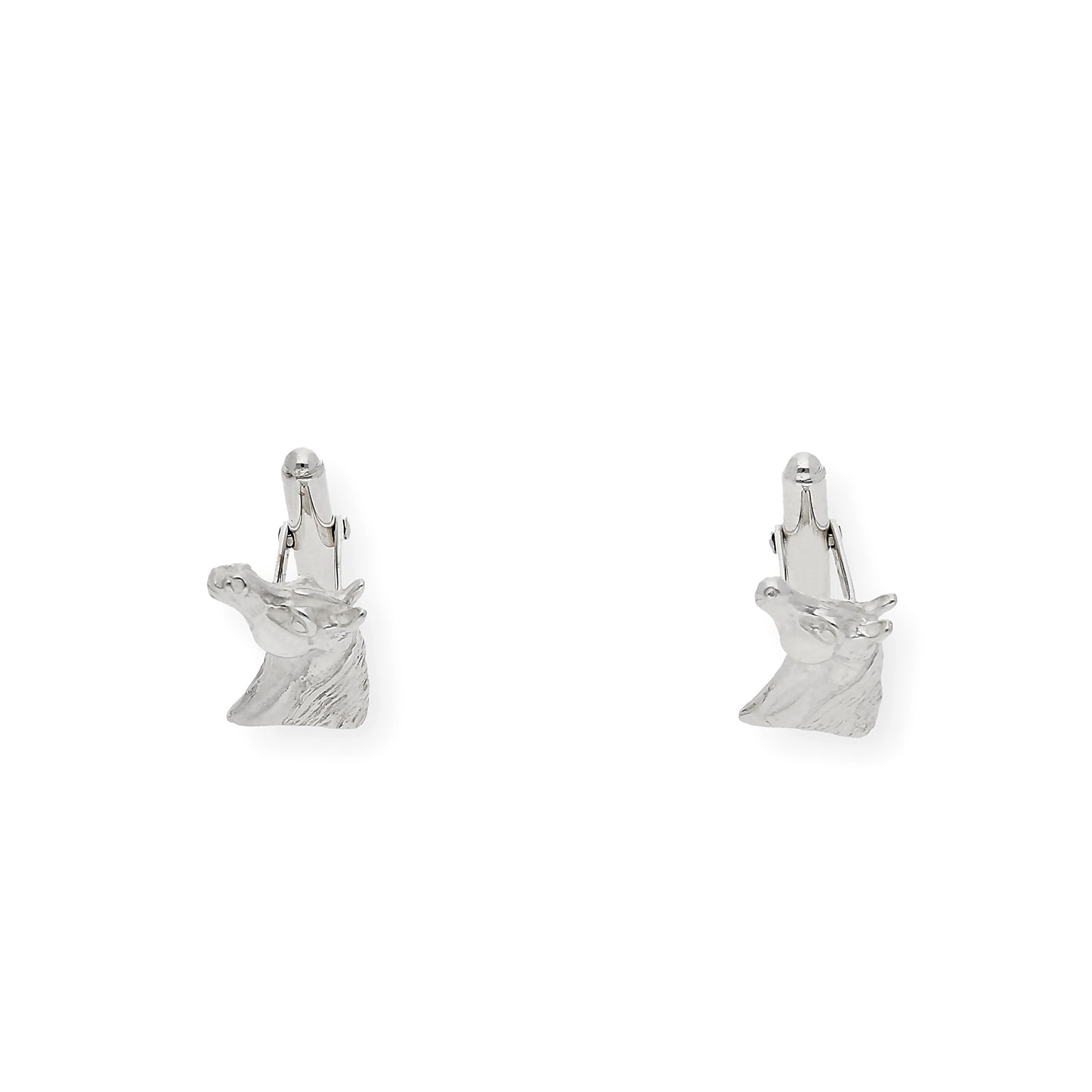 Gemelos de Plata Cabeza de Caballo