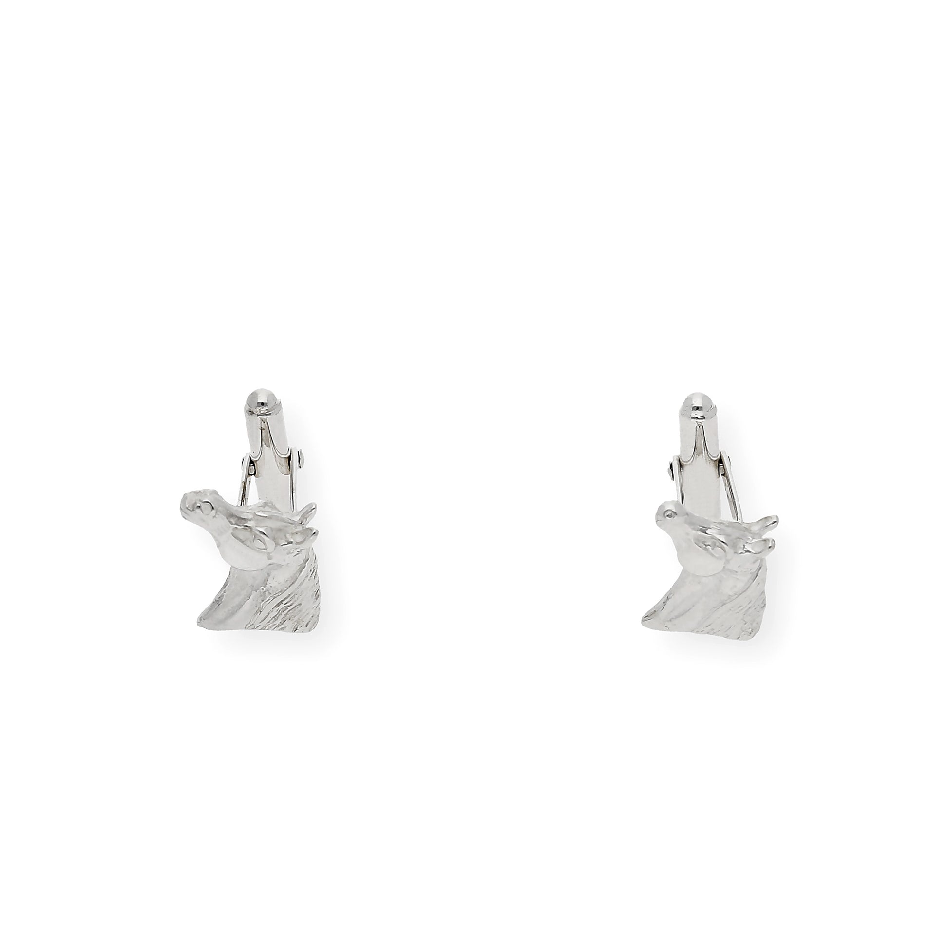 Gemelos de Plata Cabeza de Caballo