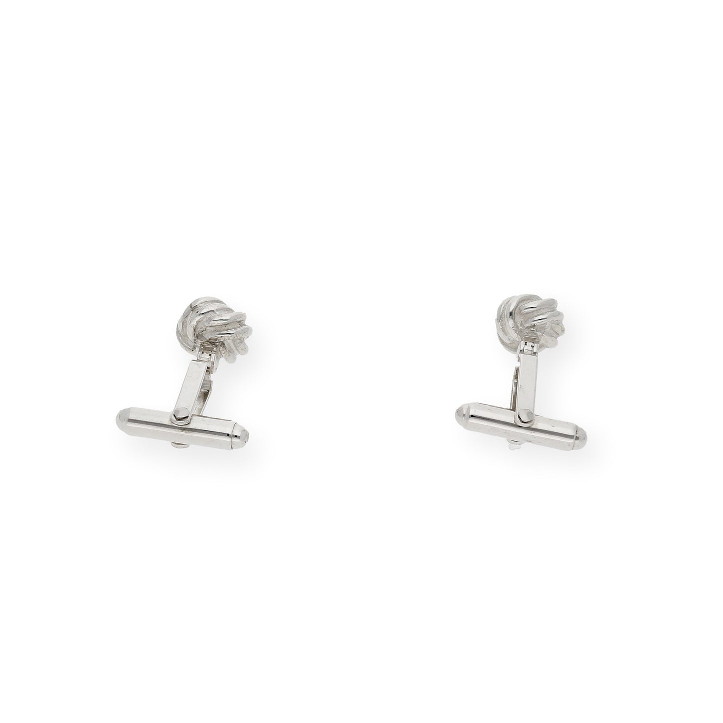 Gemelos de Plata Nudo Cerrado