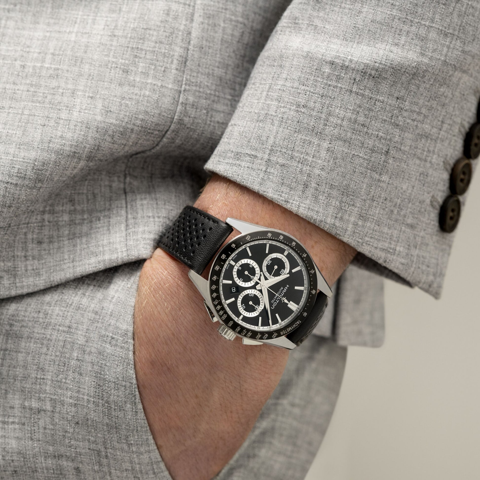 Reloj Hamilton Jazzmaster Performer Auto Chrono H36606130