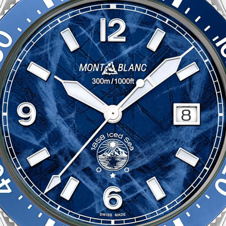Reloj Montblanc 1858 Iced Sea Automatic Date 129369