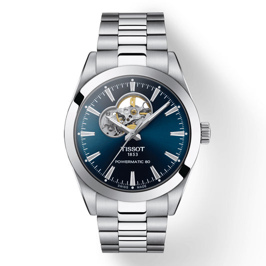 Reloj Tissot Gentleman Powermatic 80 Open Heart T127.407.11.041.01